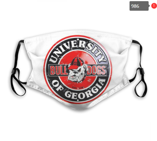 NCAA Georgia Bulldogs Dust mask with filter->ncaa dust mask->Sports Accessory